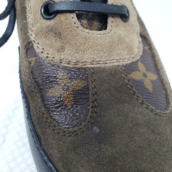 Louis Vuitton Women's Laureate Platform Desert Boots Leather w/ Suede - (38 1/2) - Picture 15 of 16